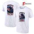 Godzilla bless America 250 years of freedom graphic shirt