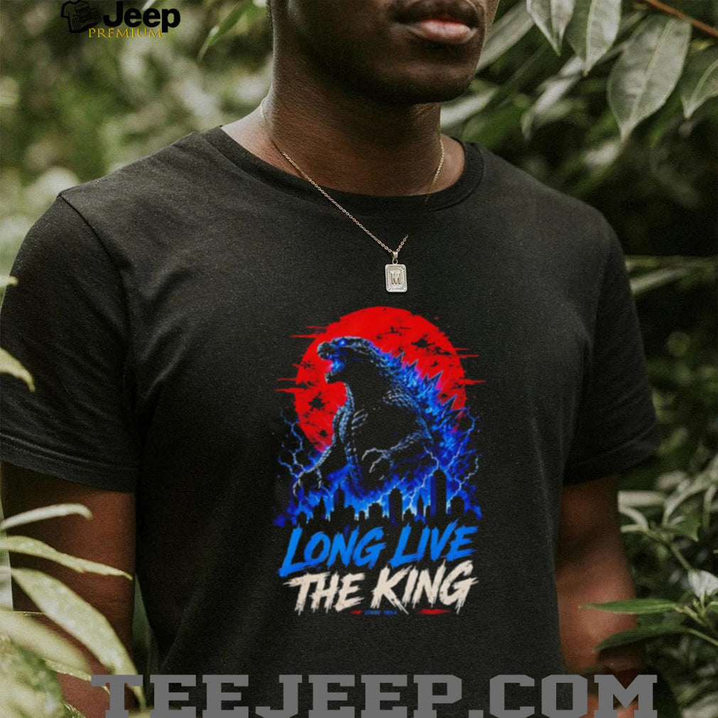 Godzilla long live the king illustration shirt