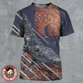 Gojira Toulouse France 2025 Venue Poster At Zenith On December 4 2025 Space Whale Art All Over Print Shirt