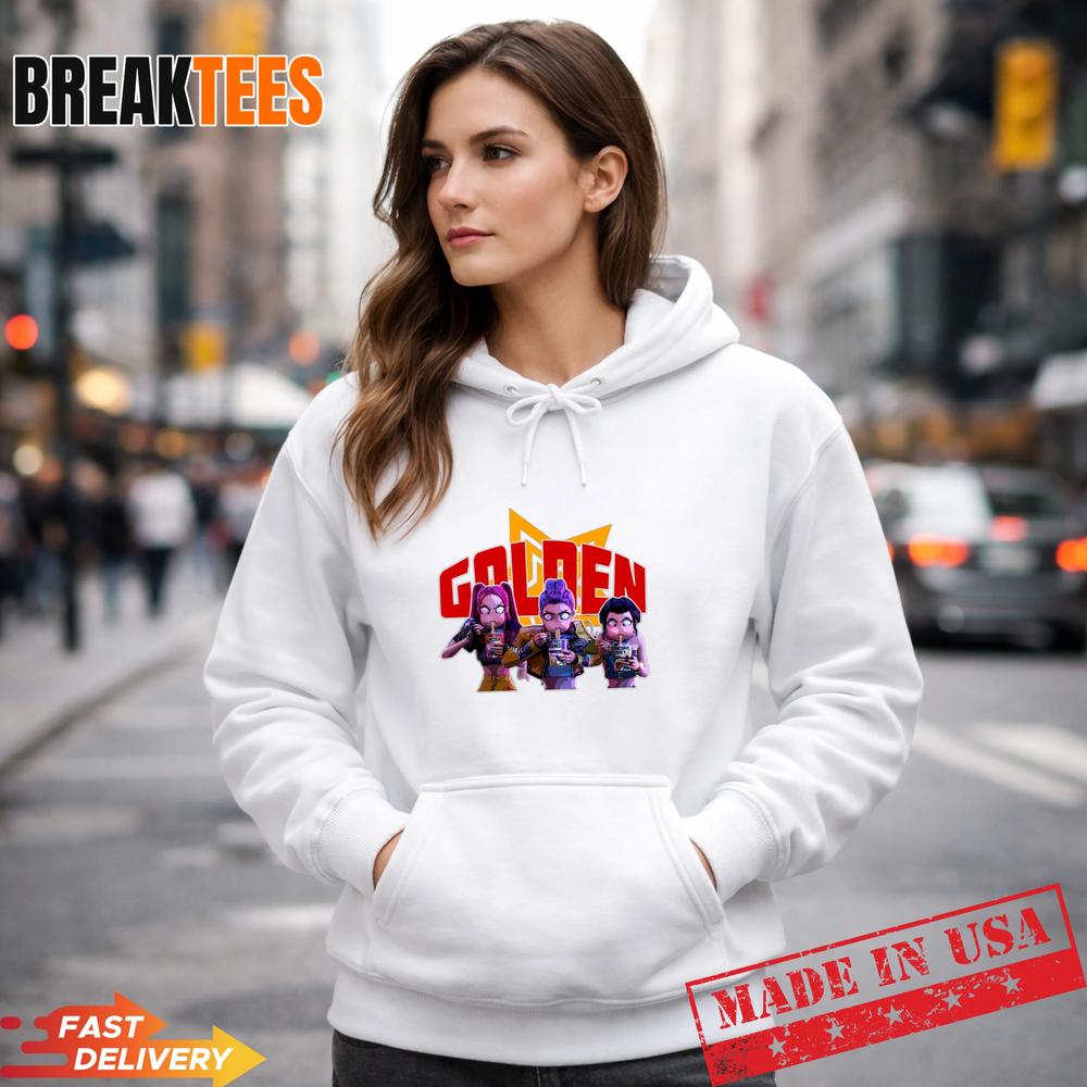 Golden Huntrix Ramen Eating Shirt – Funny KPop Demon Hunters Anime Tee