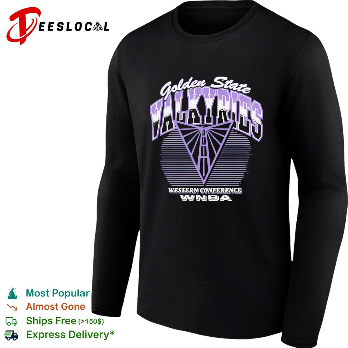 Golden State Valkyries Western Conference WNBA logo shirt