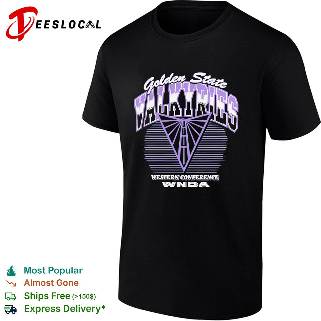 Golden State Valkyries Western Conference WNBA logo shirt