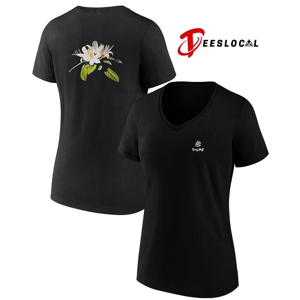 Golden State Warriors Stephen Curry flower graphic shirt