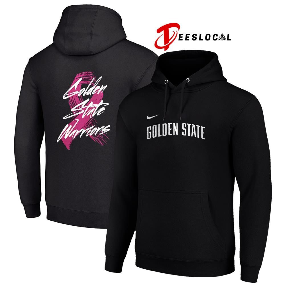 Golden State Warriors breast cancer awareness text shirt