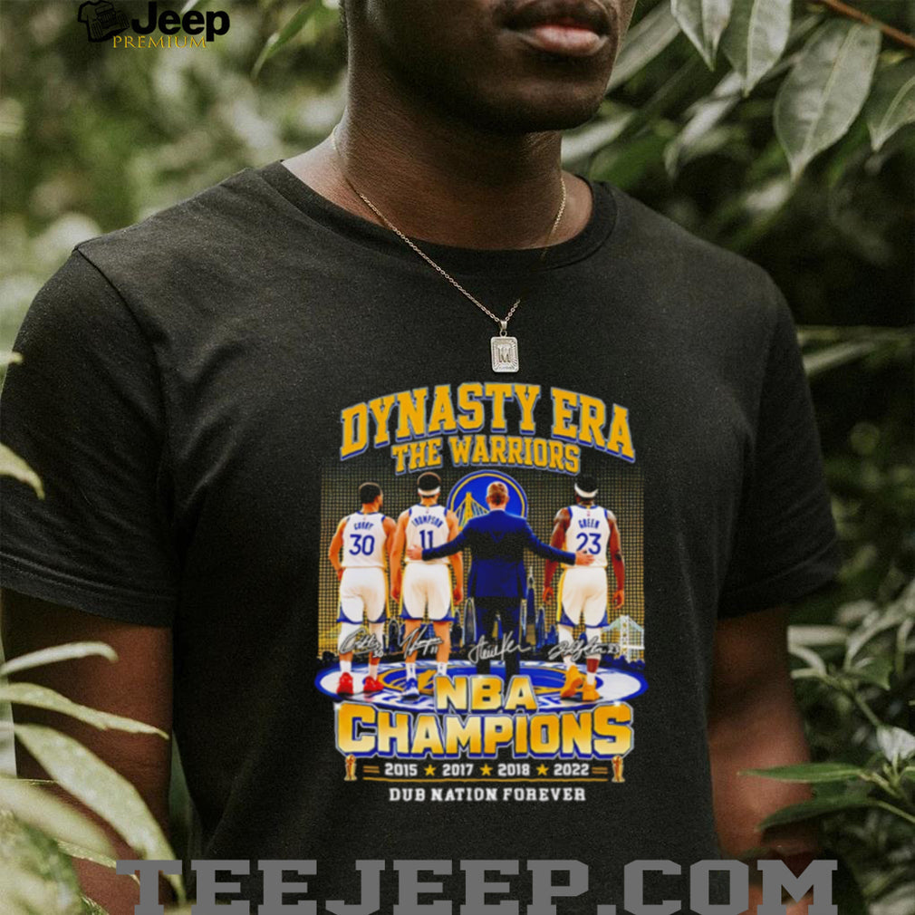 Golden State Warriors dynasty era the warriors NBA Champions signature shirt