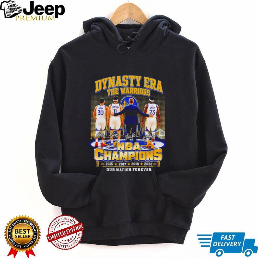 Golden State Warriors dynasty era the warriors NBA Champions signature shirt