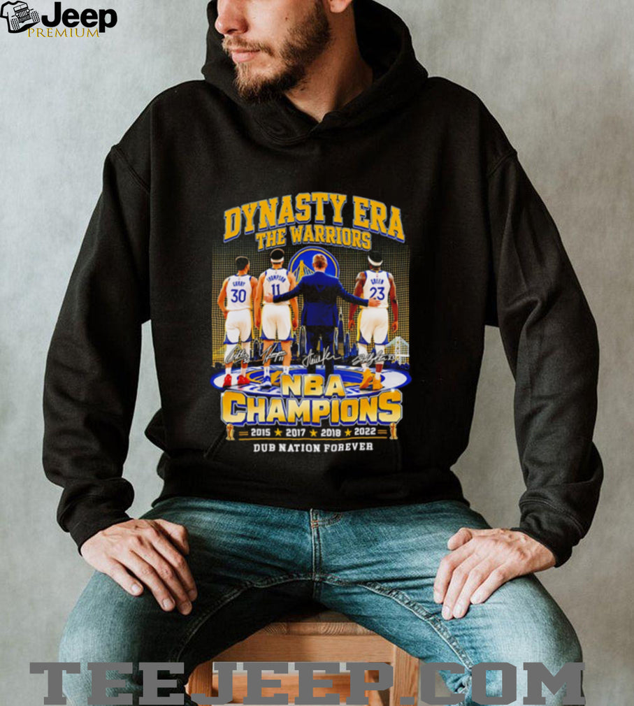 Golden State Warriors dynasty era the warriors NBA Champions signature shirt