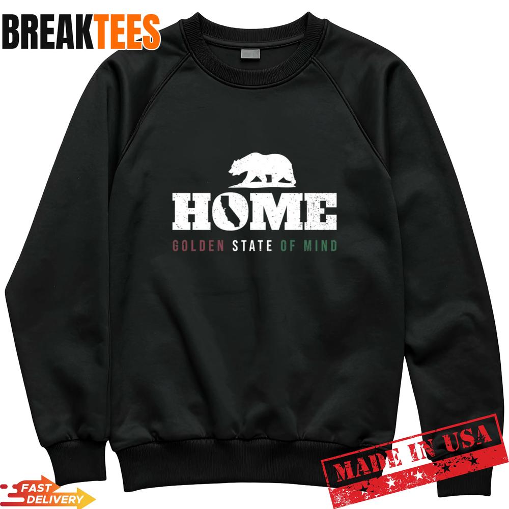 Golden State of Mind California Bear Home T-Shirt
