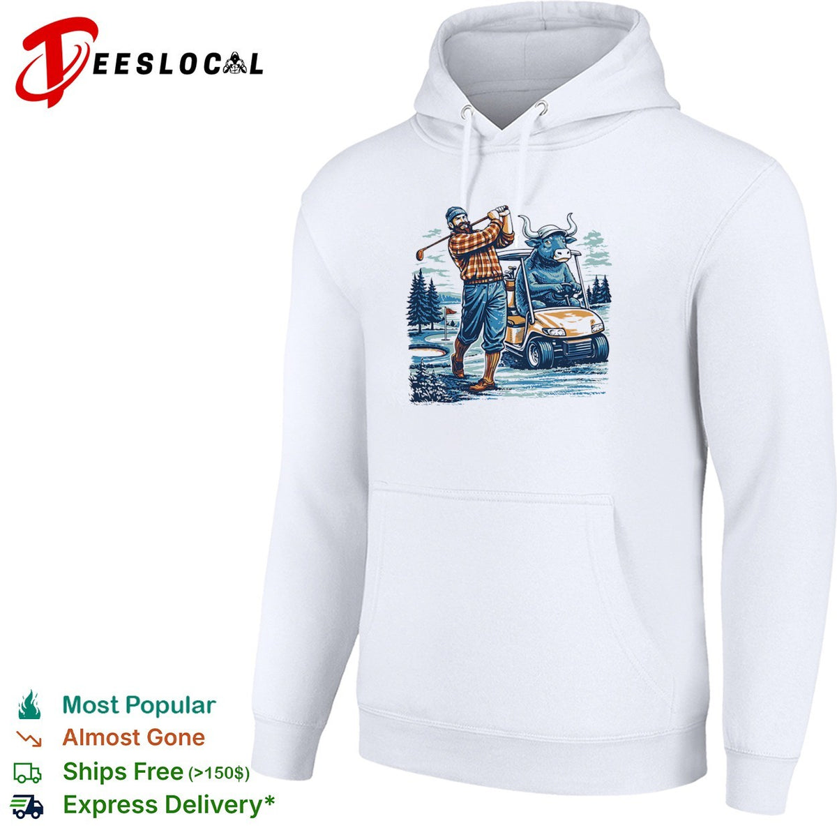 Golfing Bulls vintage shirt
