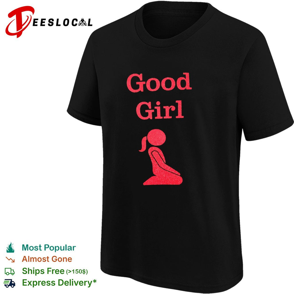 Good Girl Red Glitter shirt