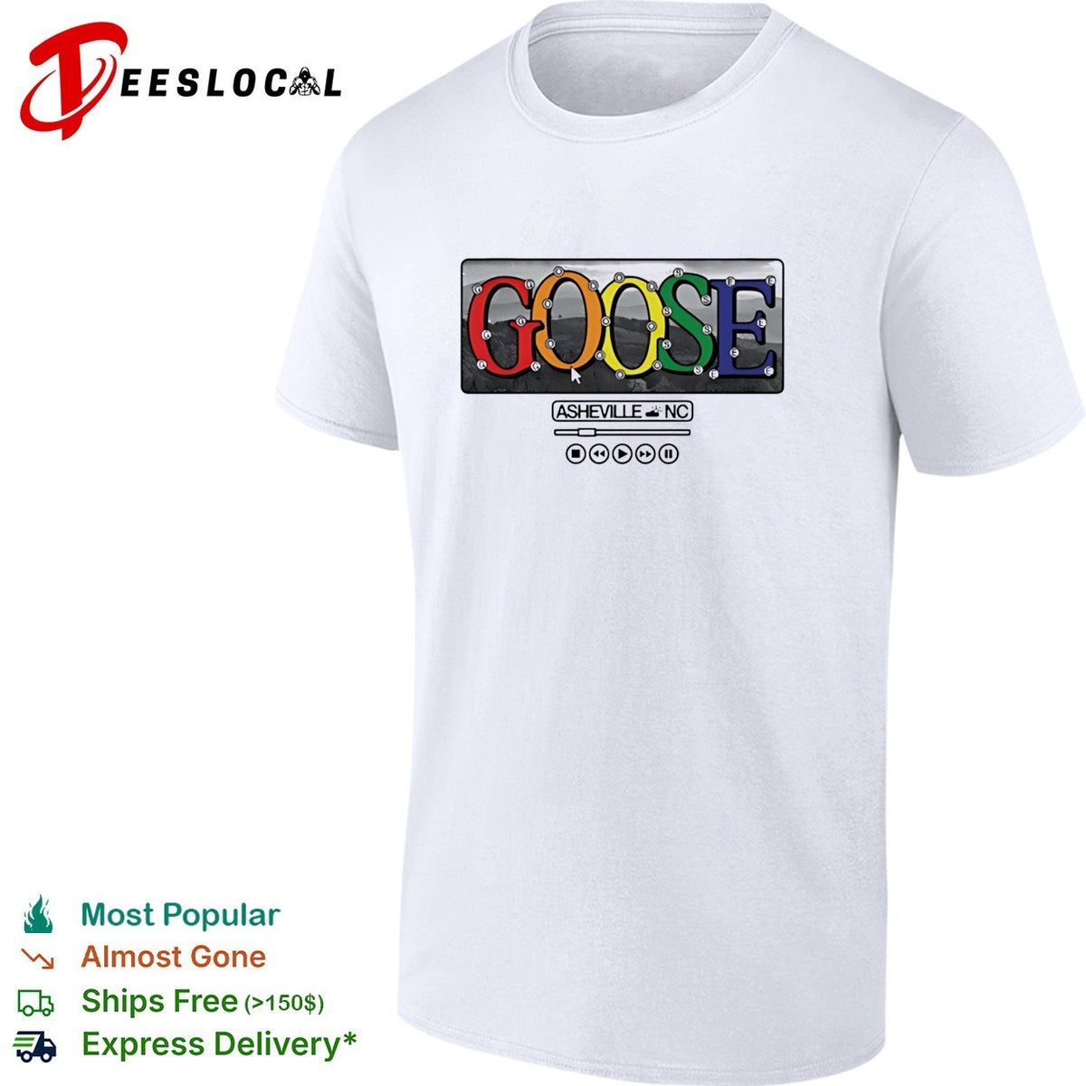 Goose Asheville NC graphic shirt