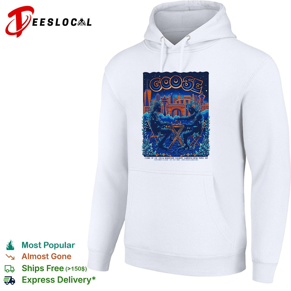 Goose Square Garden New York 2026 From June 19 To 20 2026 shirt