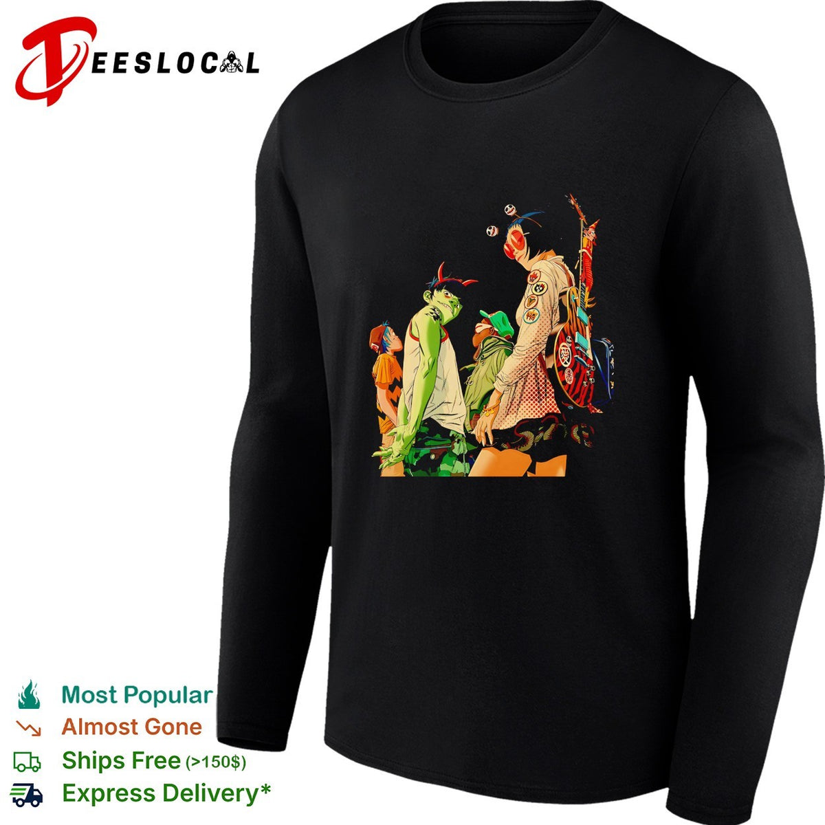 Gorillaz Tottenham London 2026 On 20 June 2026 Jumbo Band Potrait art shirt