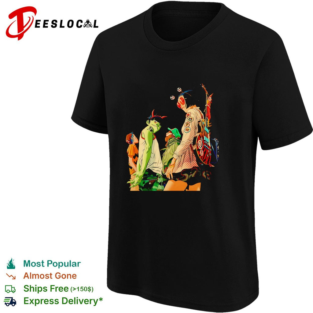 Gorillaz Tottenham London 2026 On 20 June 2026 Jumbo Band Potrait art shirt
