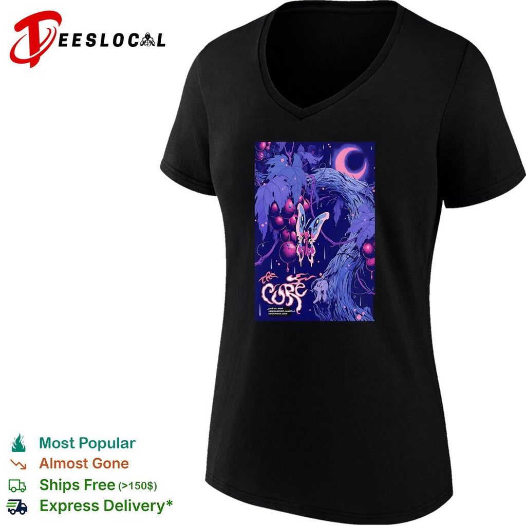 Gothic butterfly moth forest cosmic concert framed poster art shirt