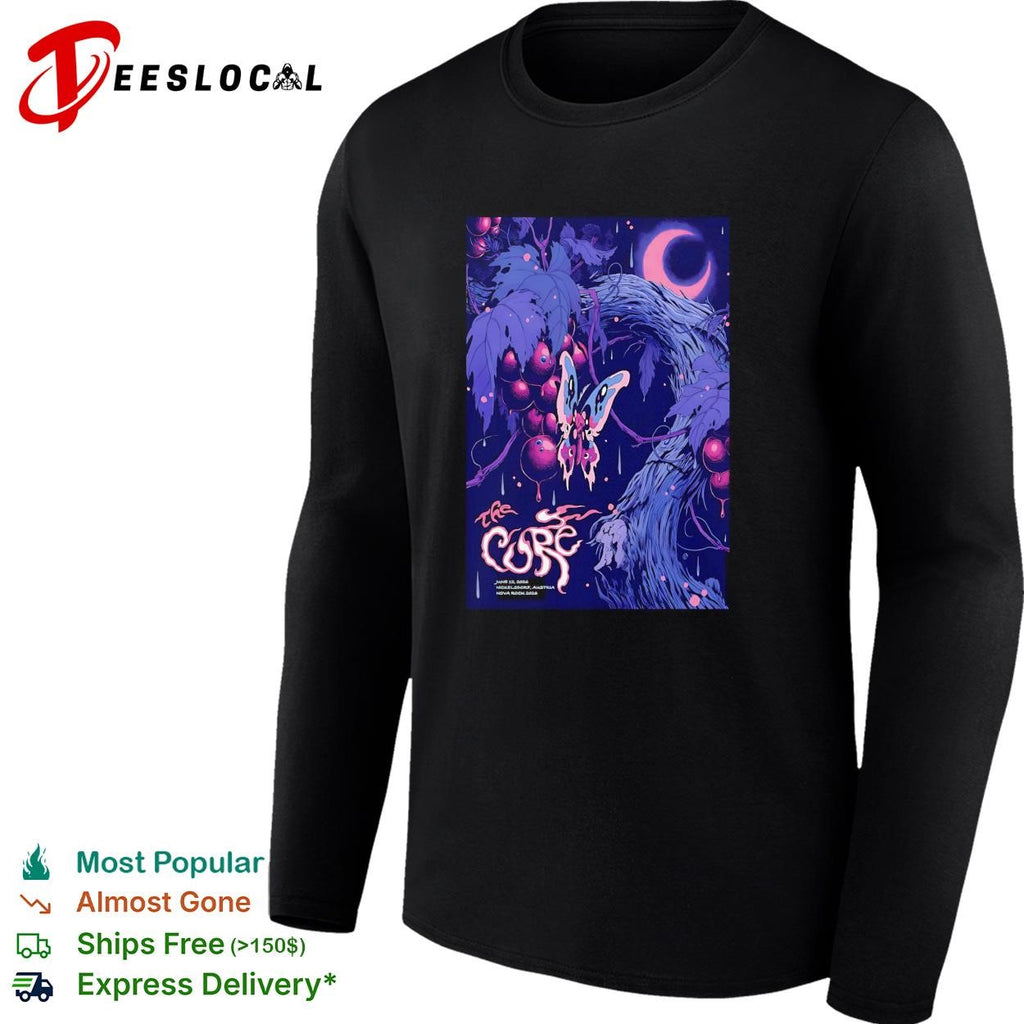 Gothic butterfly moth forest cosmic concert framed poster art shirt