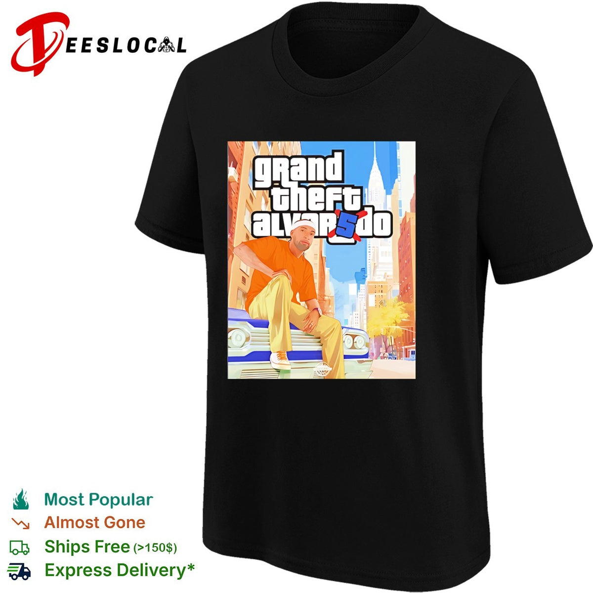Grand Theft Alvar5do Steal City Edition vintage shirt
