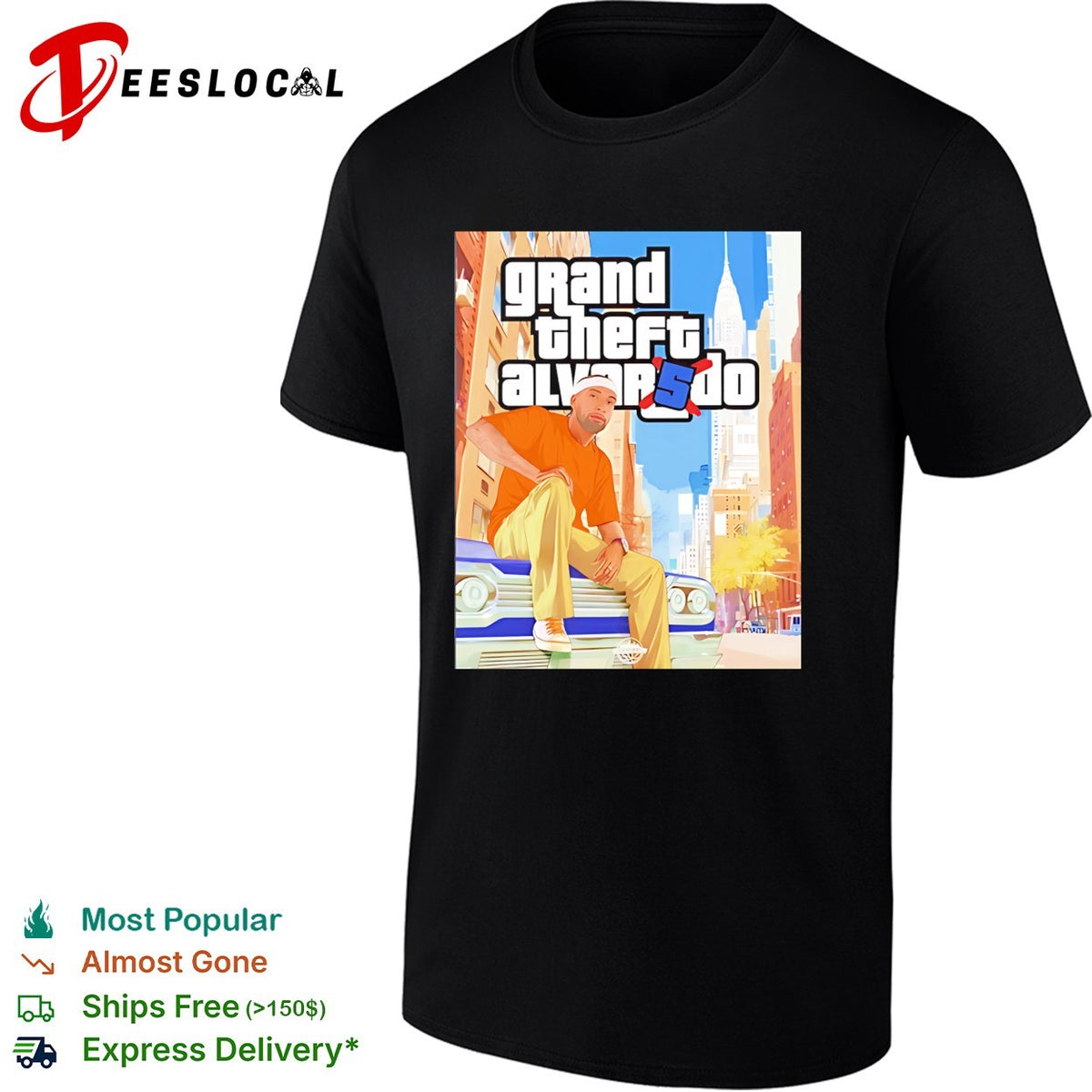 Grand Theft Alvar5do Steal City Edition vintage shirt