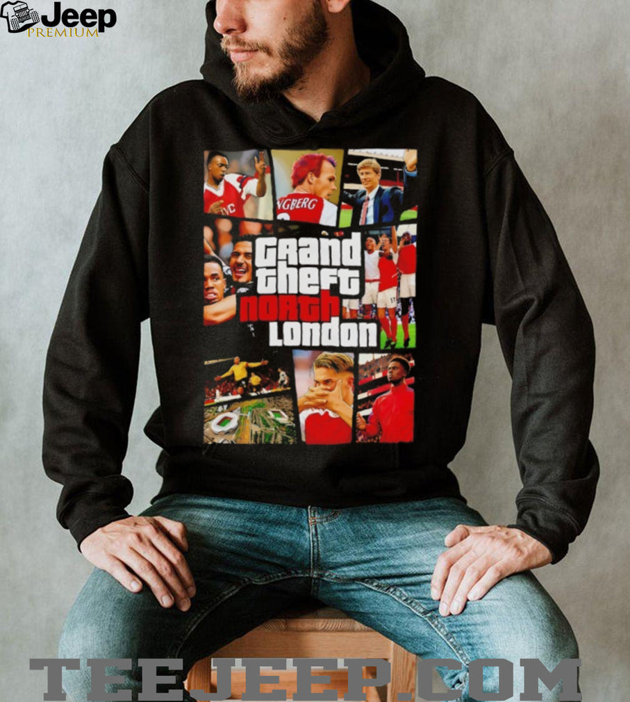 Grand Theft North London Arsenal Football Club Gaming Style T Shirt