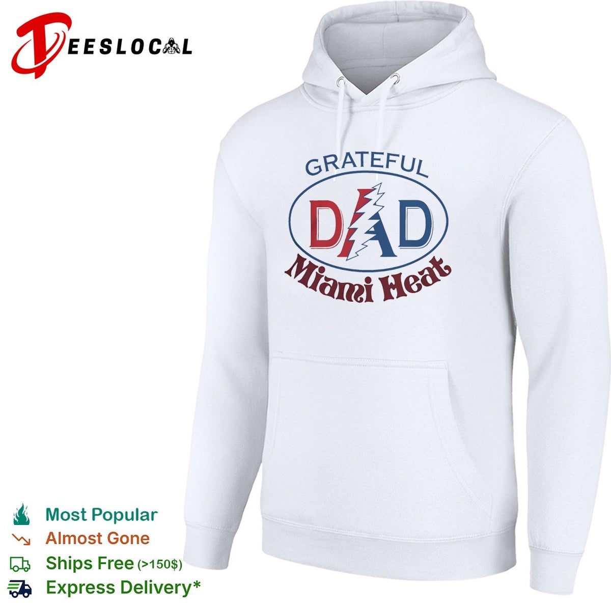 Grateful Dad Miami Heat x Grateful Dead Shirt