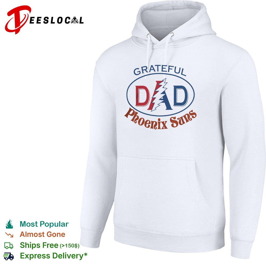 Grateful Dad Phoenix Suns x Grateful Dead NBA Basketball shirt