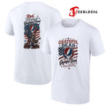 Grateful Dead 250th anniversary red white and Grateful Dead mascot shirt