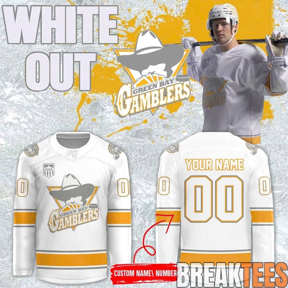 Green Bay Gamblers 2026 Throwback Hockey Jersey
