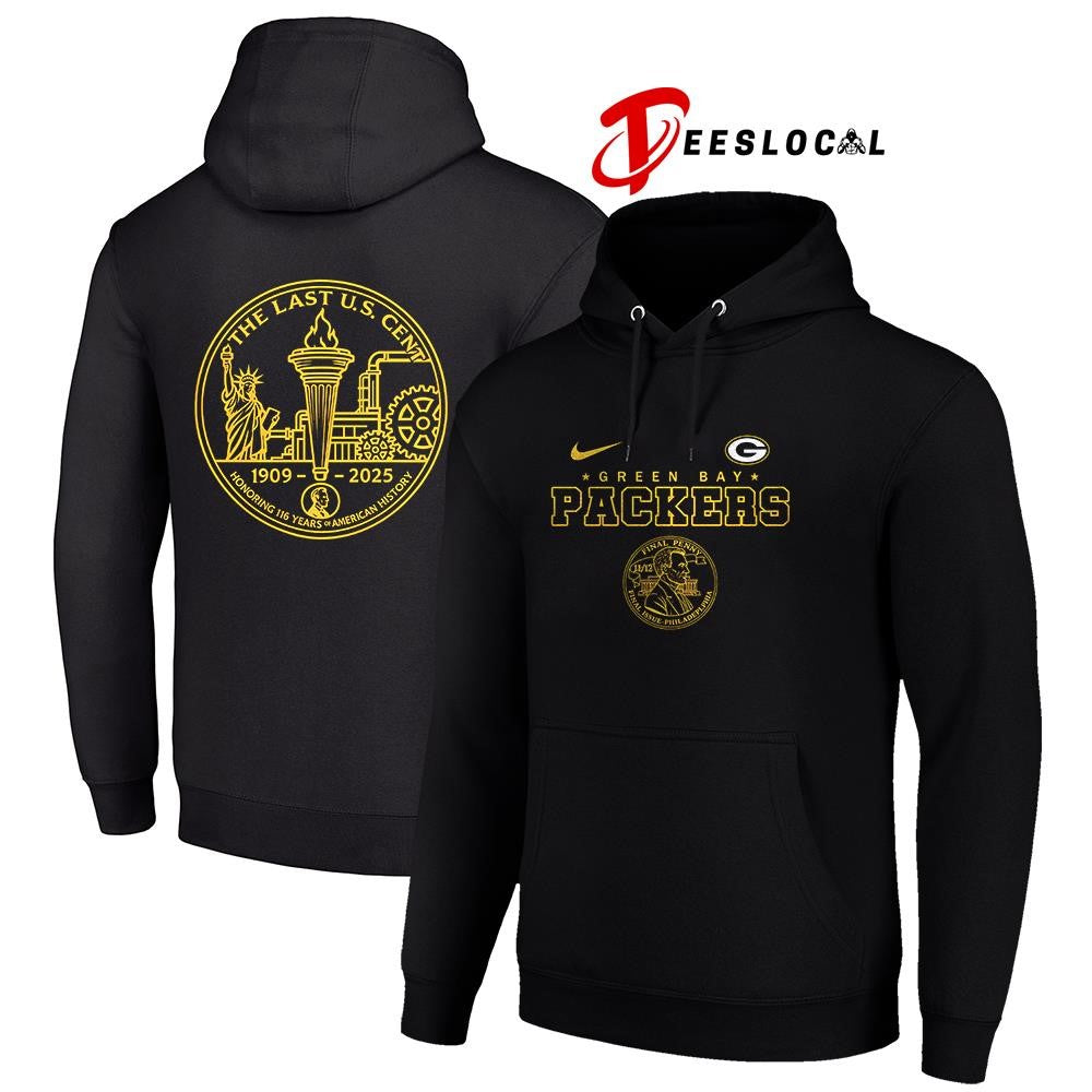 Green Bay Packers the last US cent honoring 116 years of America history shirt