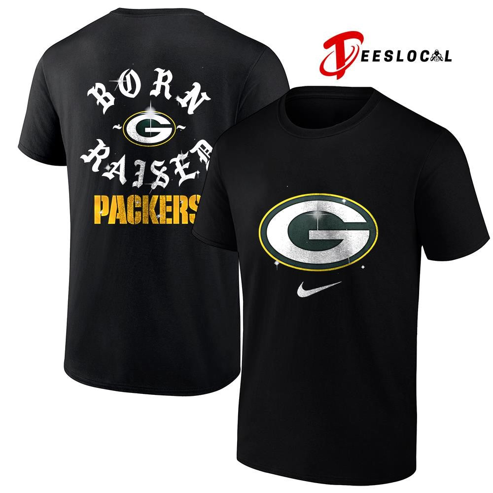 Green Bay Packers x Born and Raised logo shirt