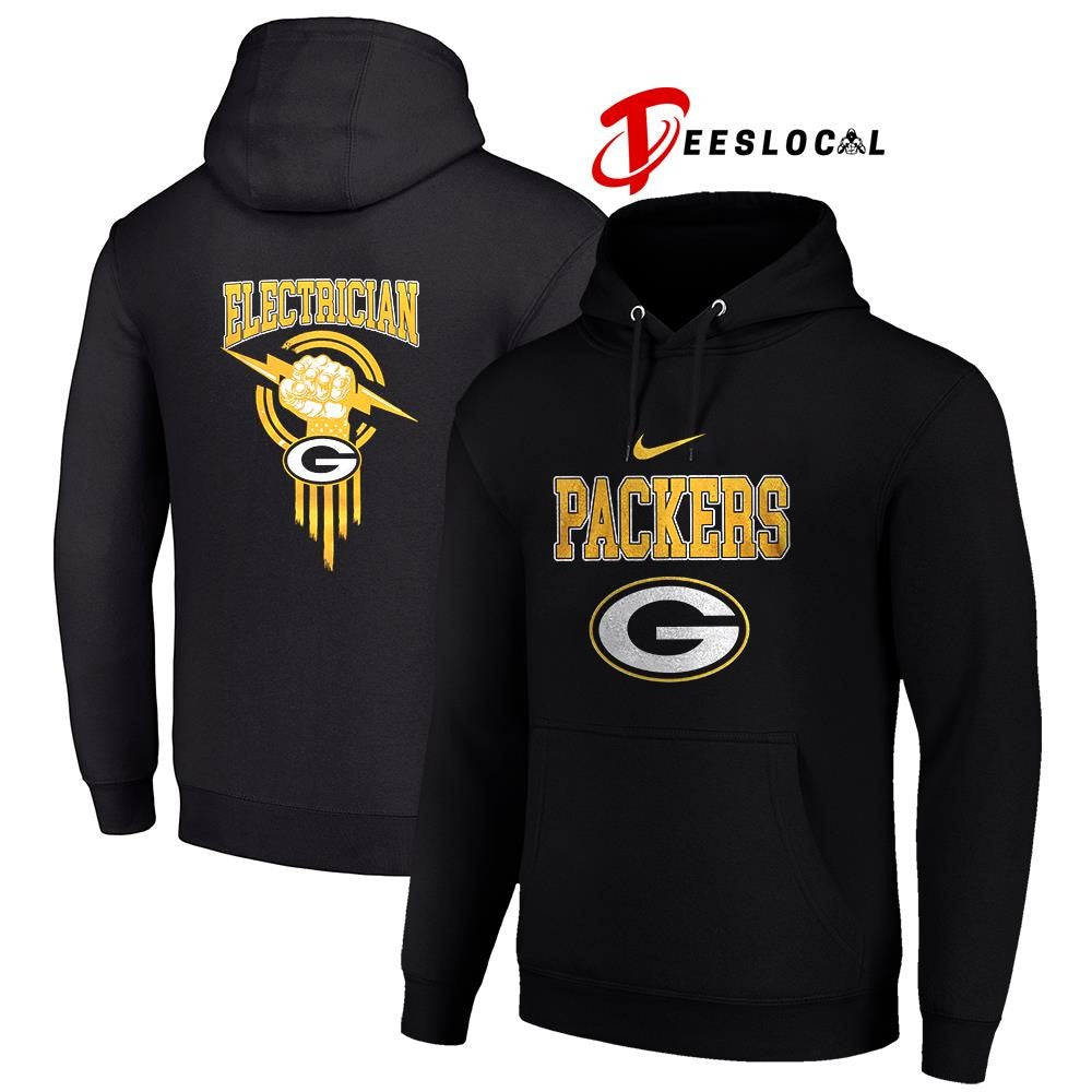 Green Bay Packers x Electrician logo shirt