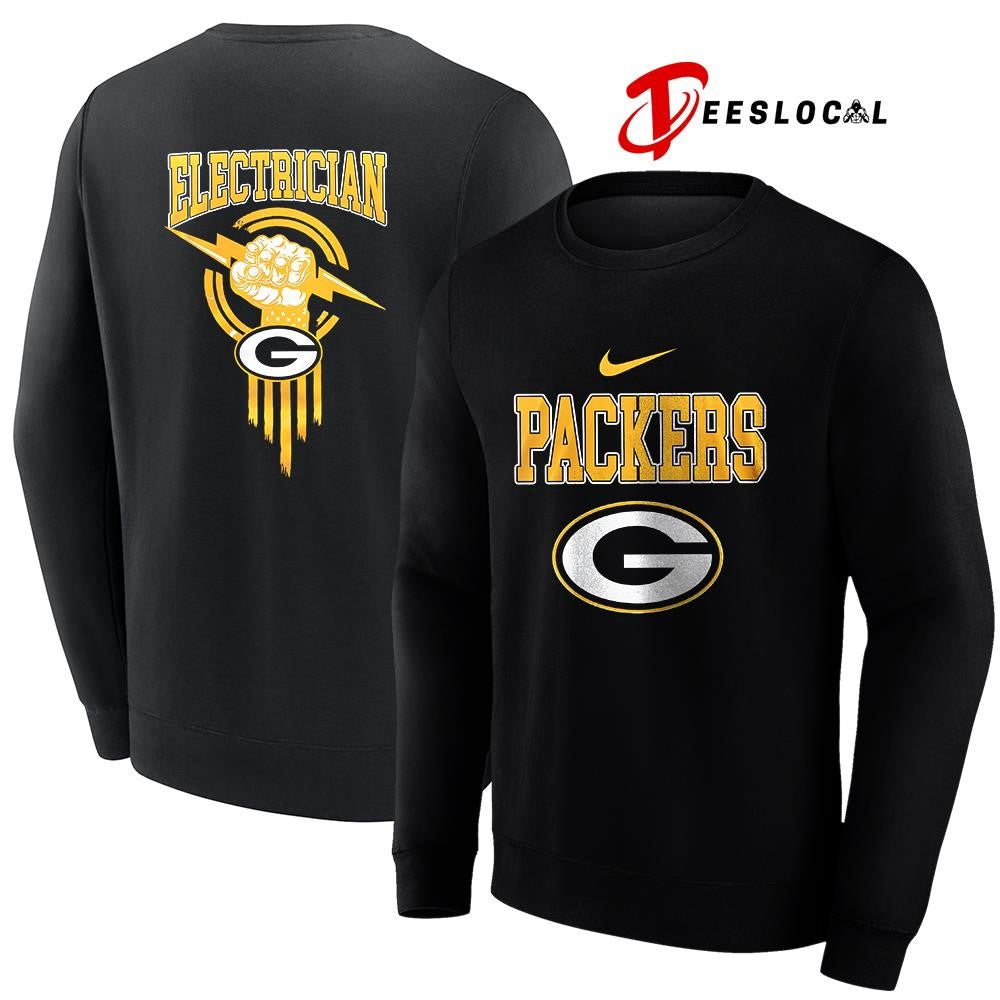 Green Bay Packers x Electrician logo shirt