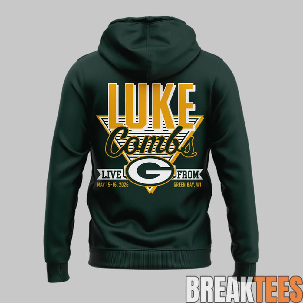 Green Bay Packers x Luke Combs My Kinda Saturday Night Tour 2026 Hoodie