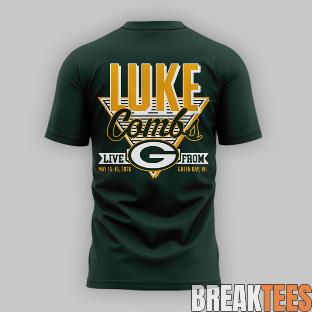 Green Bay Packers x Luke Combs My Kinda Saturday Night Tour 2026 Shirt