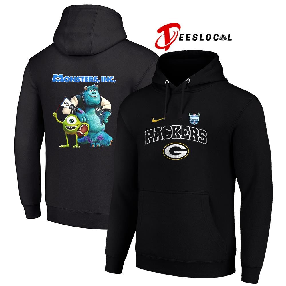 Green Bay Packers x Monster Inc Funday cartoon shirt