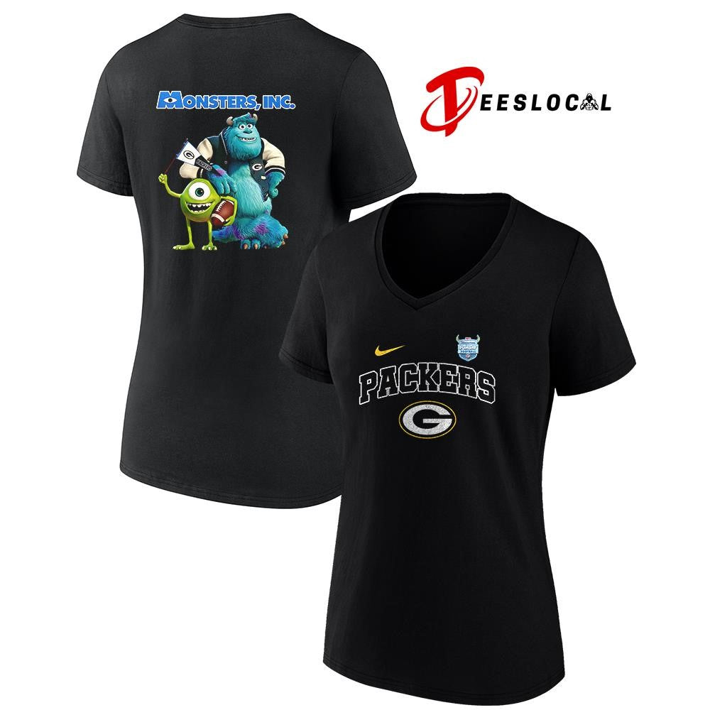 Green Bay Packers x Monster Inc Funday cartoon shirt