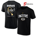 Green Bay Packers x Nurse care love inspire logo shirt
