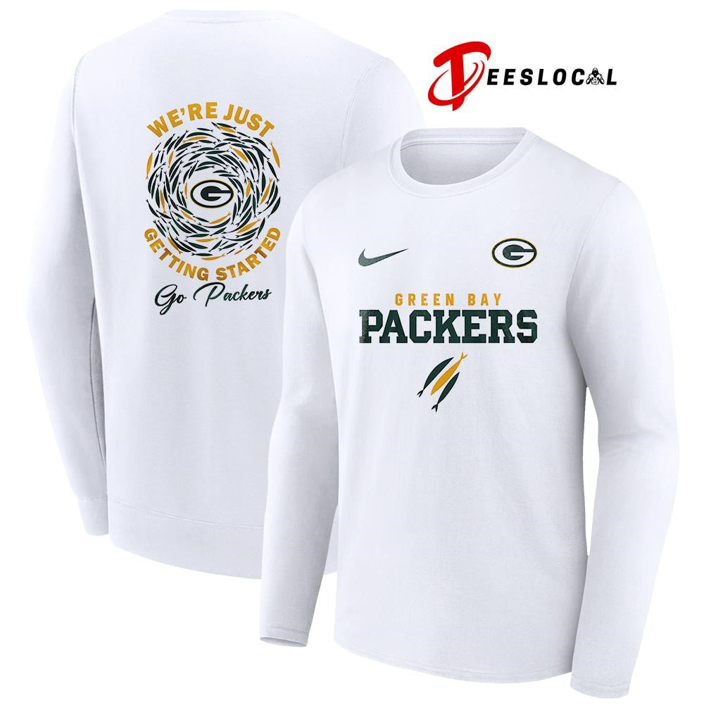 Green Bay Packers x The Chosen we’re just getting started logo shirt