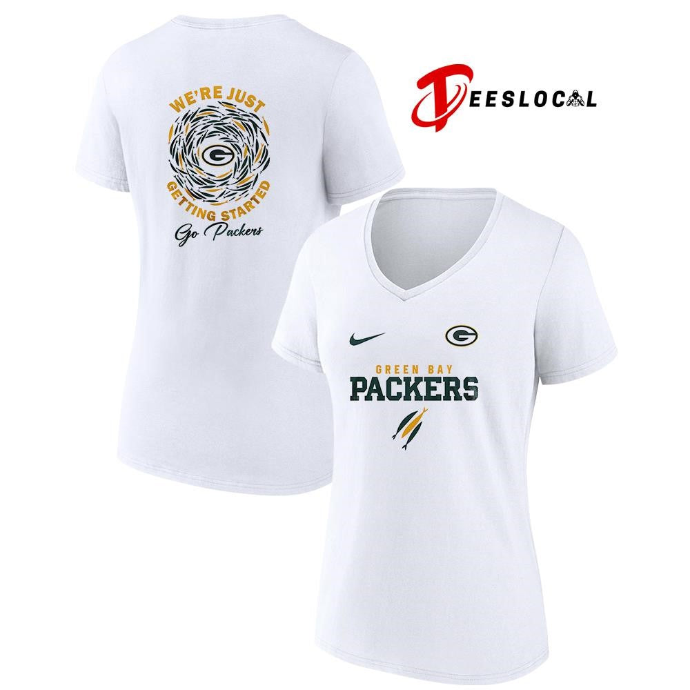 Green Bay Packers x The Chosen we’re just getting started logo shirt