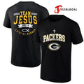 Green Bay Packers x team Jesus lifetime member John 3 16 logo shirt