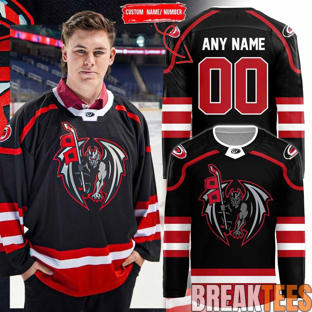 Greensboro Gargoyles Game Worn Affiliation Weekend 2026 Custom Hockey Jersey