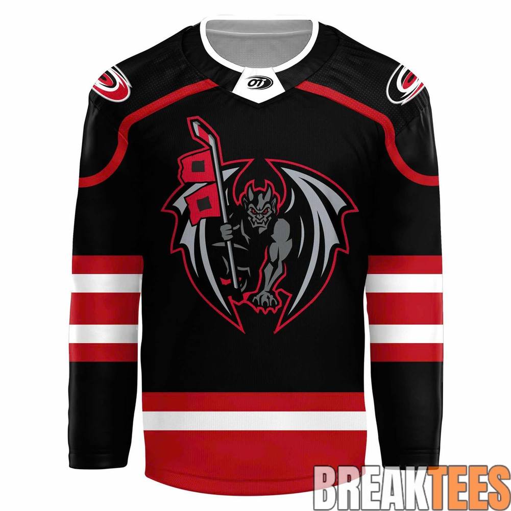 Greensboro Gargoyles Game Worn Affiliation Weekend Custom Hockey Jersey
