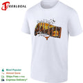 Greetings From Austin Texas Longhorn Silhouette Bats Capitol City Skyline shirt
