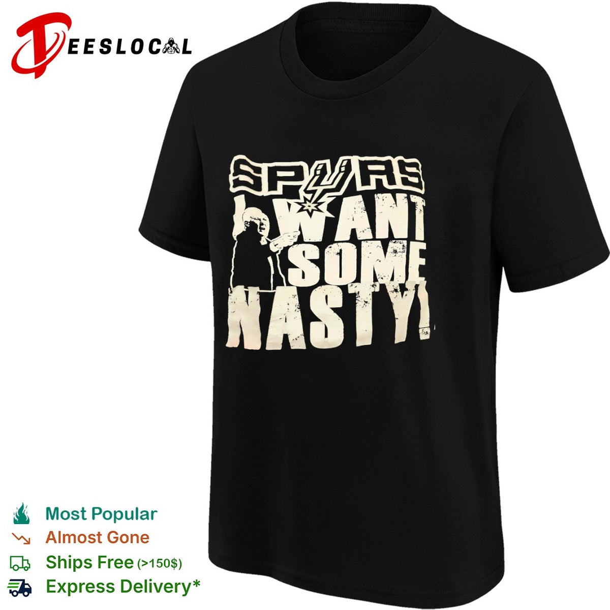 Gregg Popovich San Antonio Spurs NBA I Want Some Nasty basketball shirt