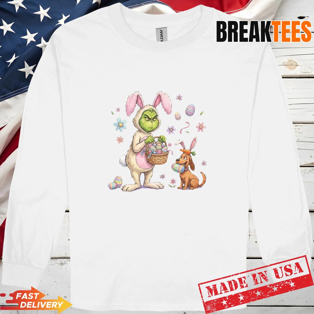 Grinch and Max Easter Bunny T-Shirt