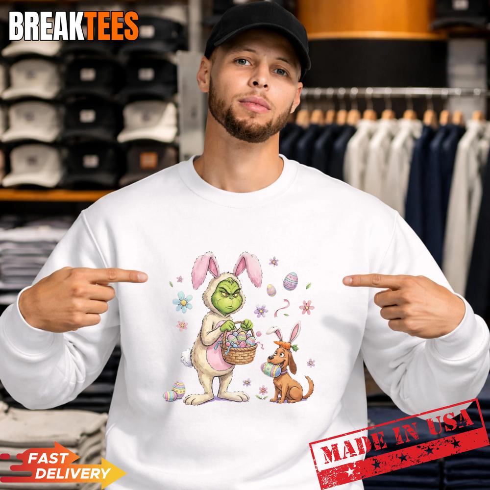 Grinch and Max Easter Bunny T-Shirt