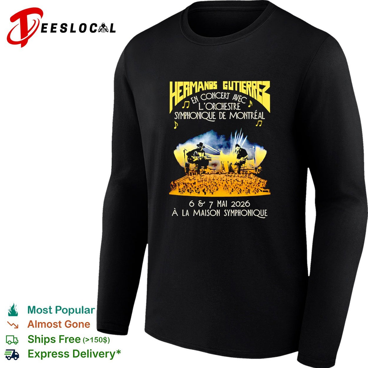 Guitar duo symphony orchestra concert Montreal Maison Symphonique May 2026 shirt