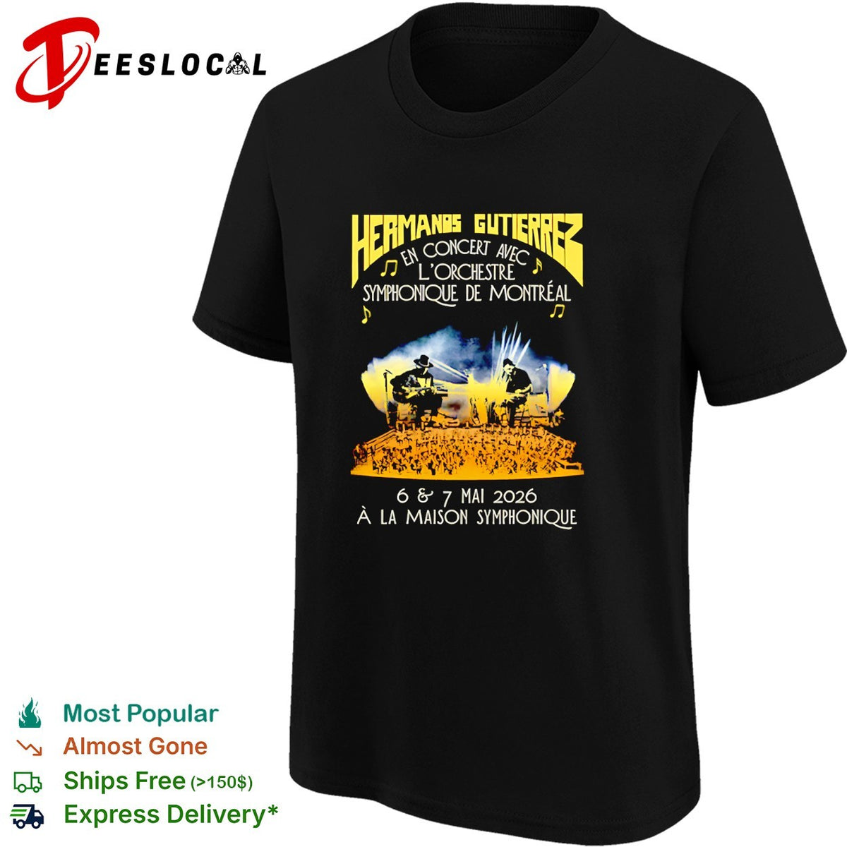 Guitar duo symphony orchestra concert Montreal Maison Symphonique May 2026 shirt