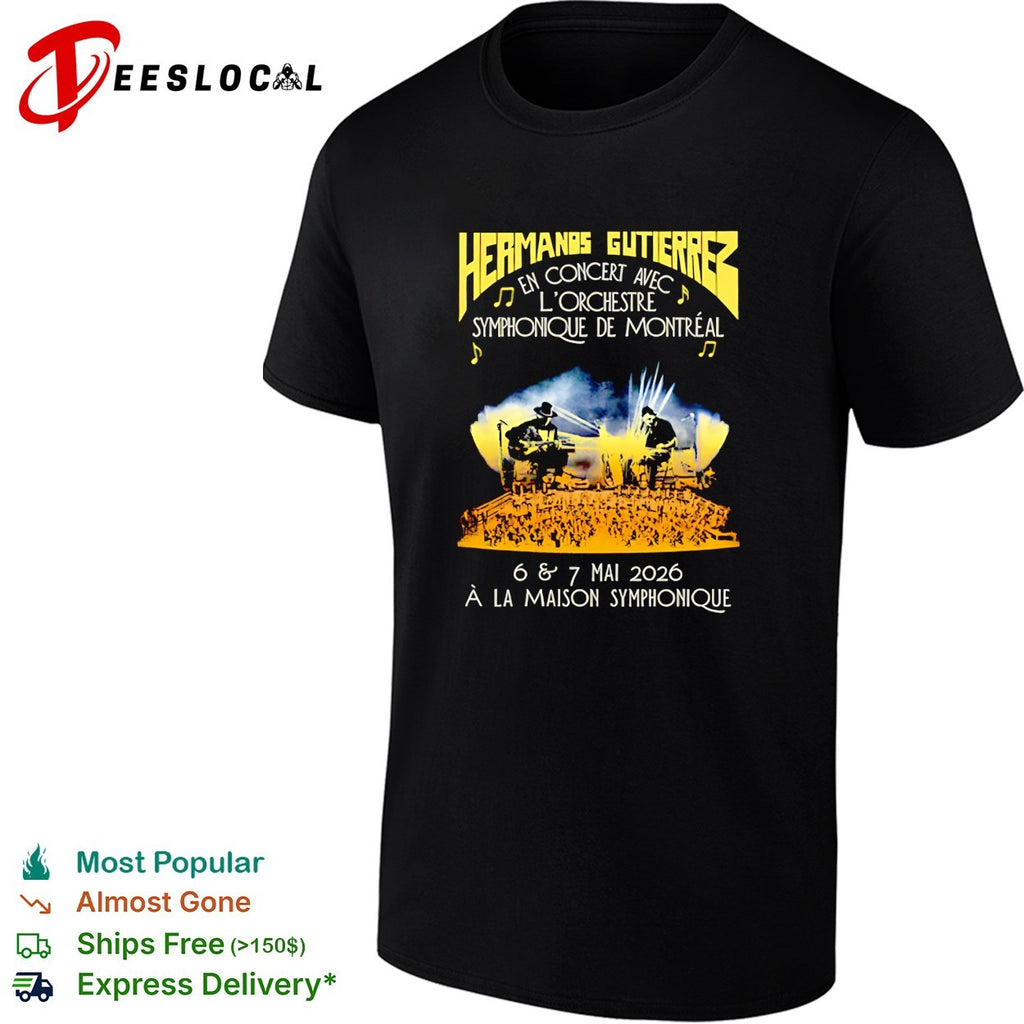 Guitar duo symphony orchestra concert Montreal Maison Symphonique May 2026 shirt