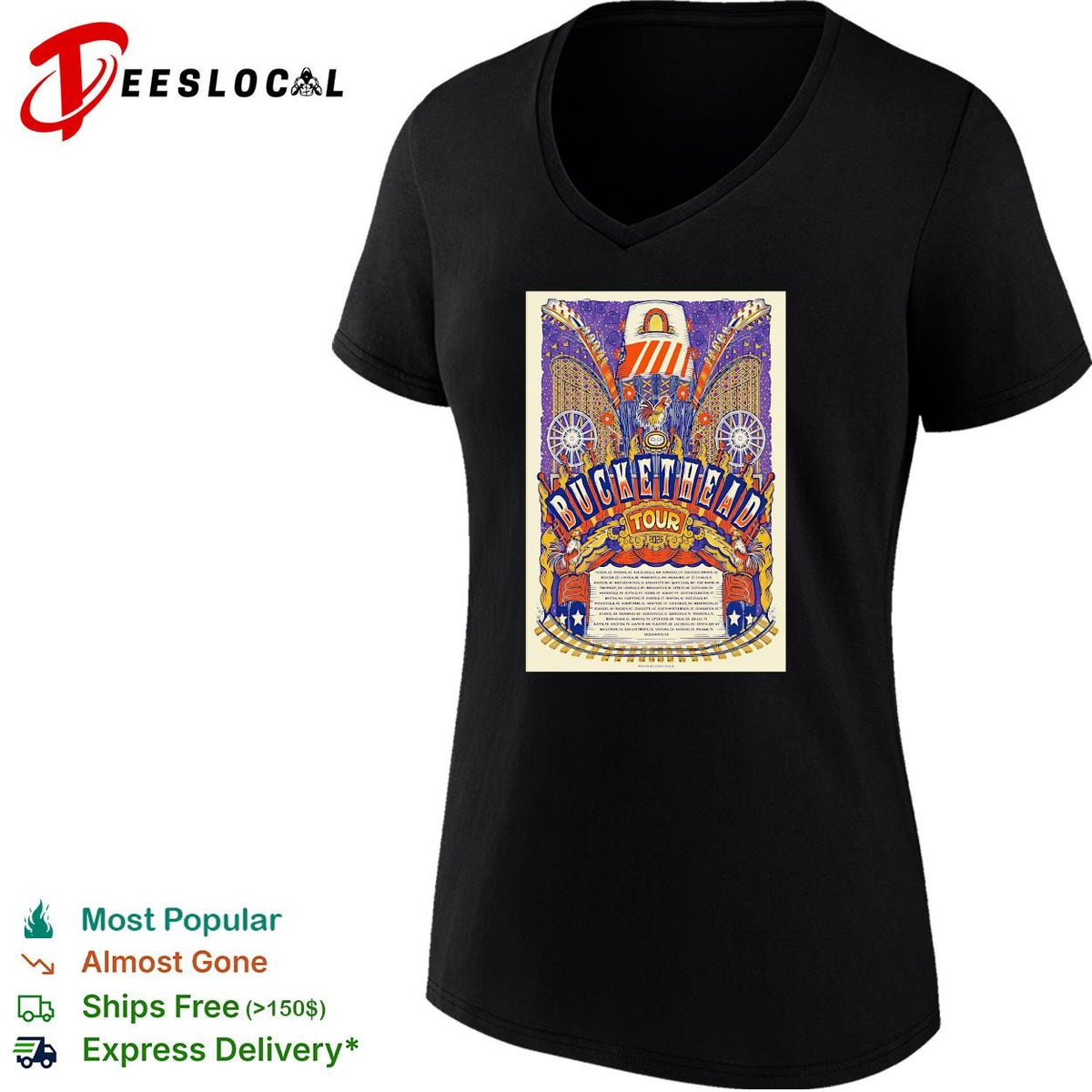 Guitar virtuoso tour concert dates poster vintage art shirt