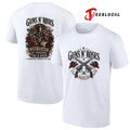 Gun ‘N Roses 250 years of freedom fire and roses graphic shirt